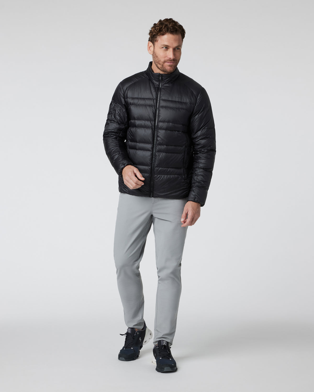 Men Vuori Coordinate Down Jacket Men's Black Insulated Jacket