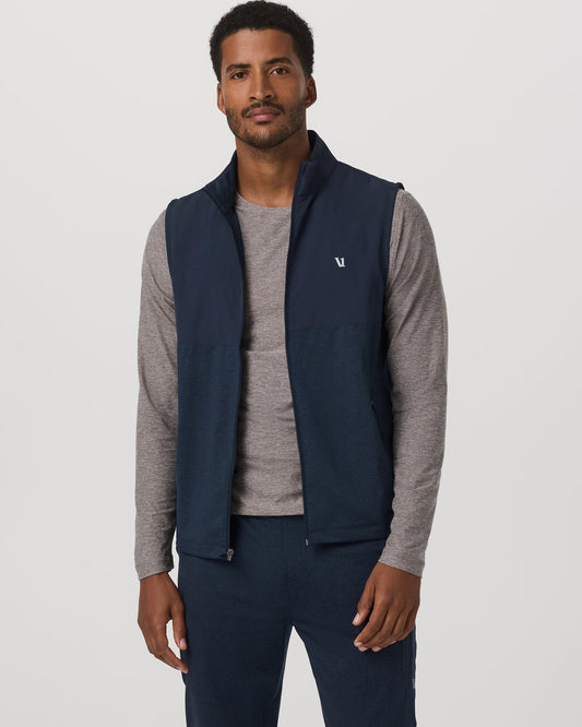 Men Vuori Sunday Element Vest Men's Ink Heather Vest