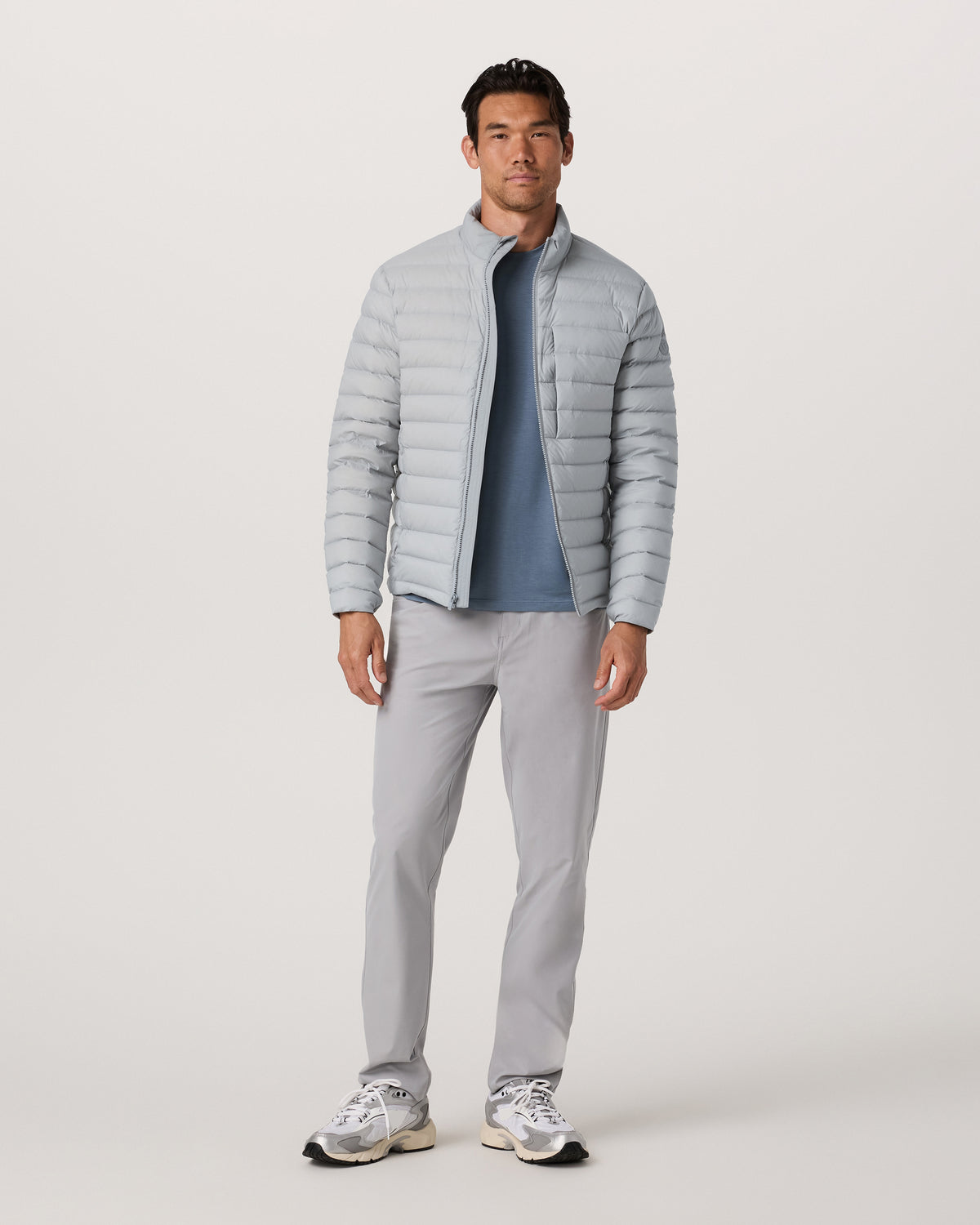 Men Vuori Steadfast Insulated Full Zip Jacket Men's Sea Fog Jacket