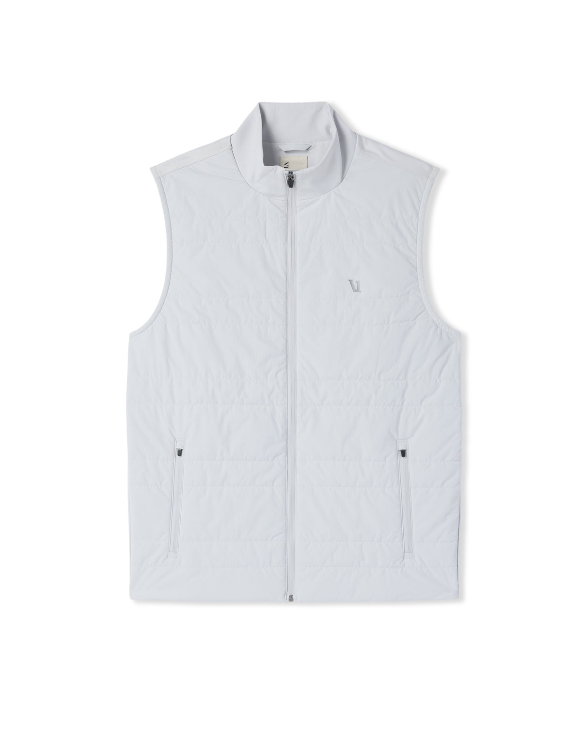 Men Vuori Sunday Insulated Hybrid Vest Frost Grey Training Vest