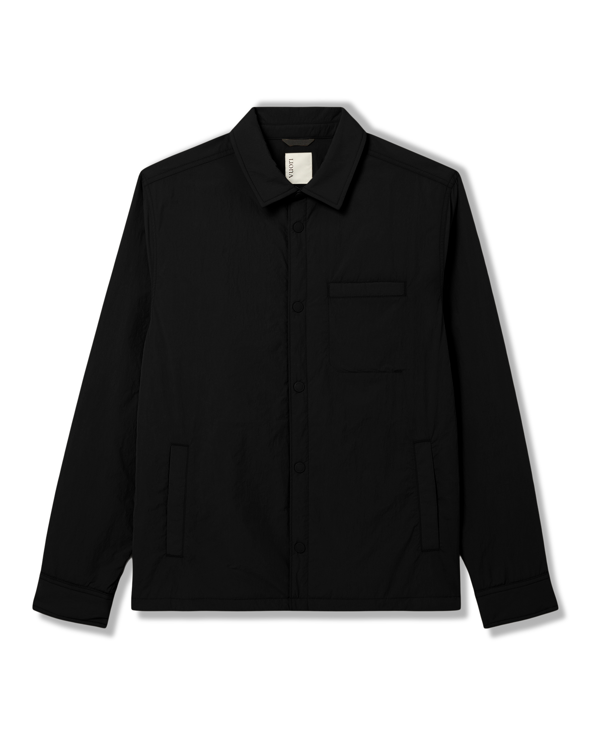Men Vuori Nomad Insulated Shirt Jacket Men's Black Jacket