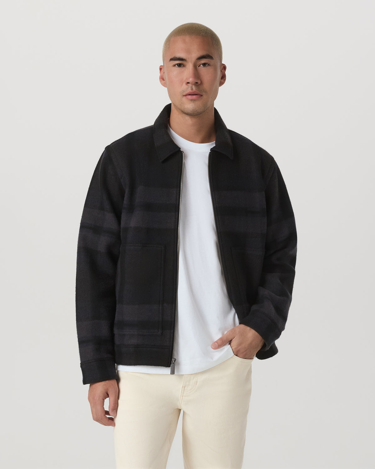 Men Vuori Ballard Jacket Men's Ink Fleece Jacket