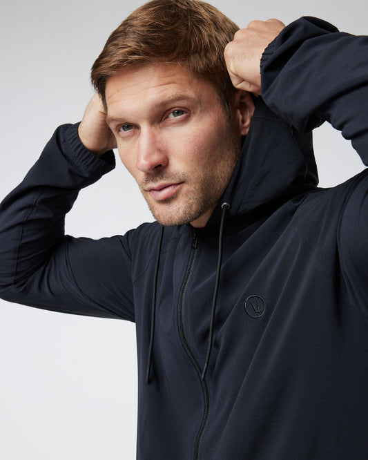 Men Vuori Elevate Kore Jacket Men's Black Athletic Jacket