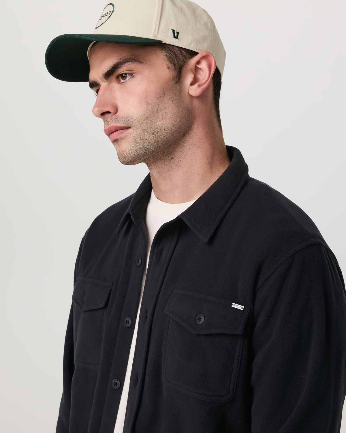 Men Vuori Aspen Shirt Jacket Black