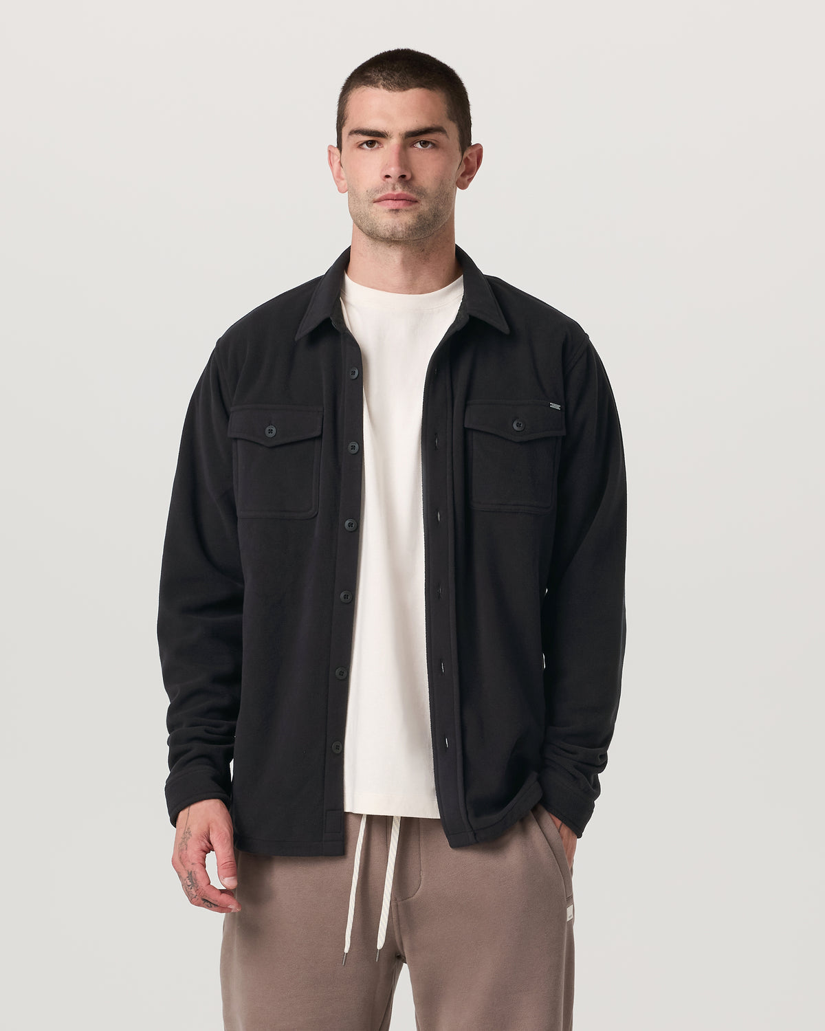 Men Vuori Aspen Shirt Jacket Black