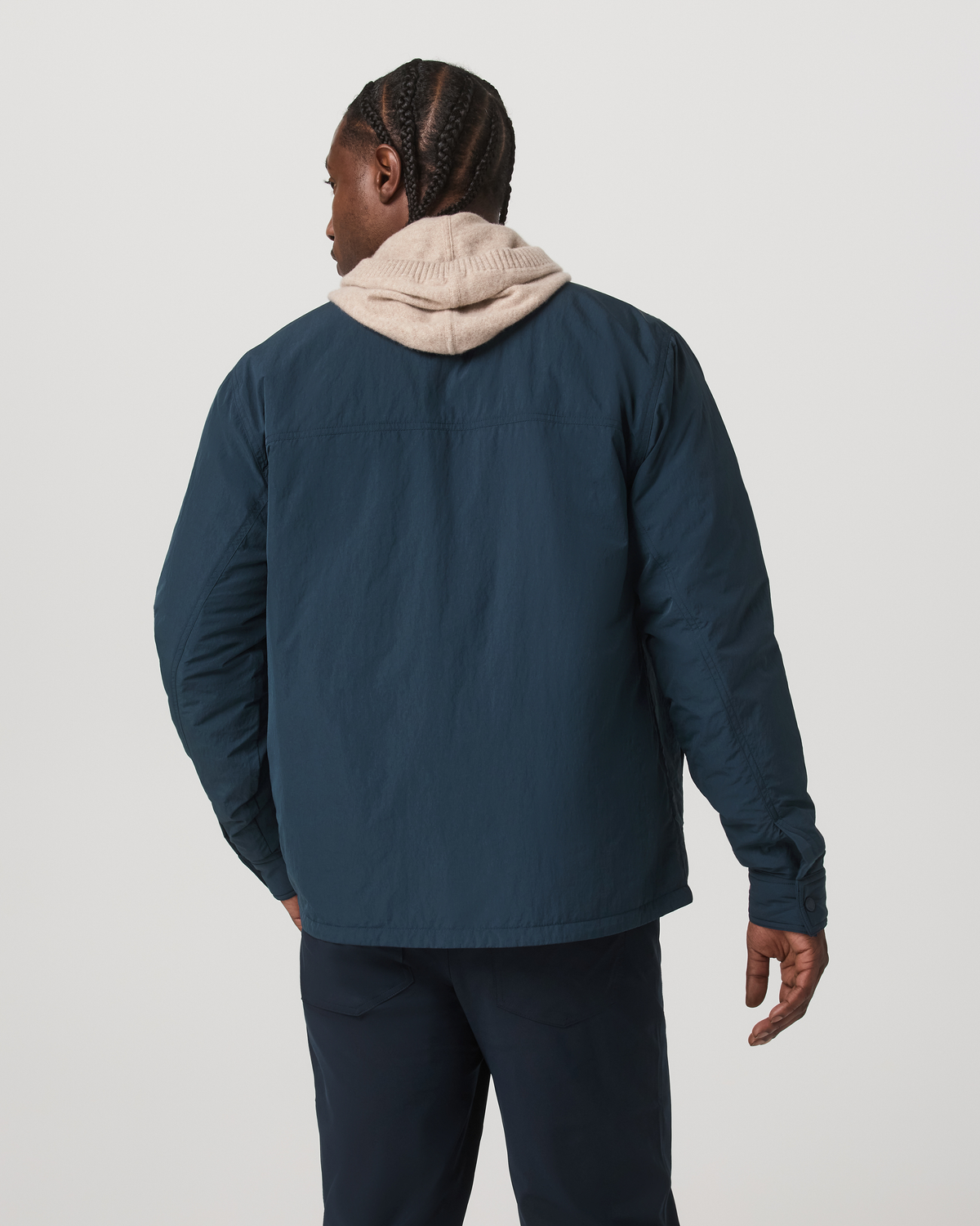 Men Vuori Nomad Insulated Shirt Jacket Men's Ink Jacket