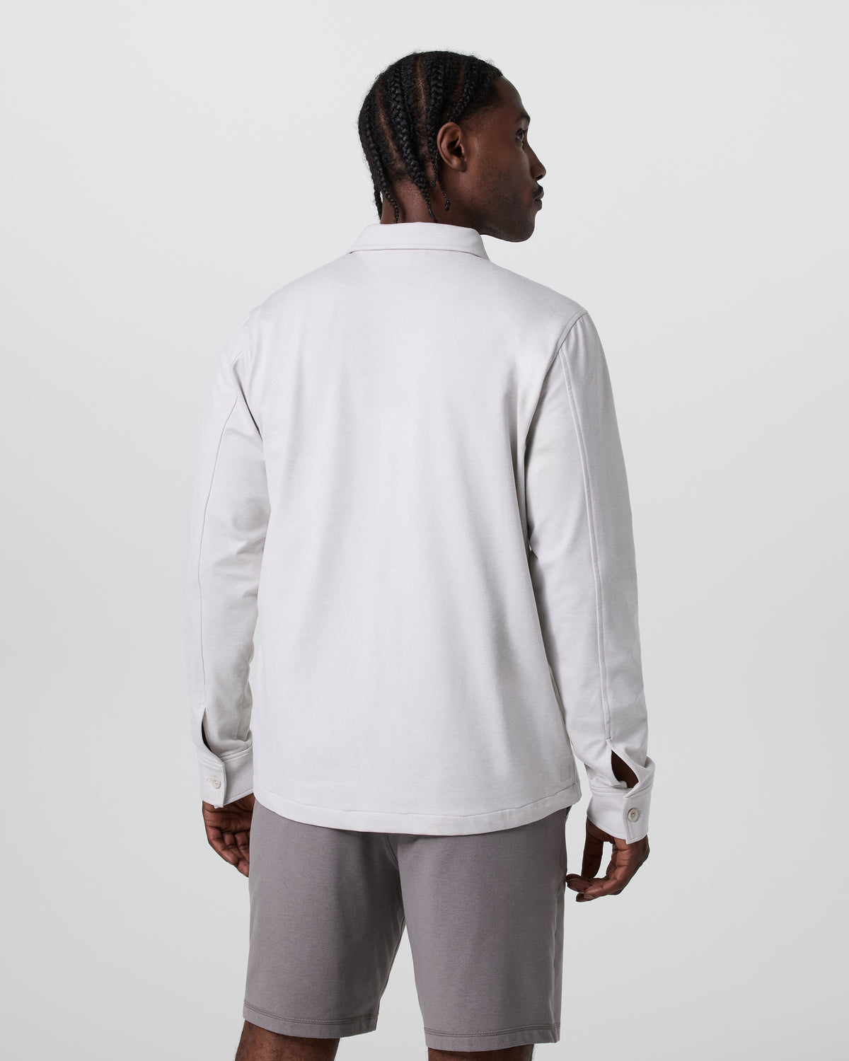 Men Vuori Coronado Shirt Jacket Salt Heather