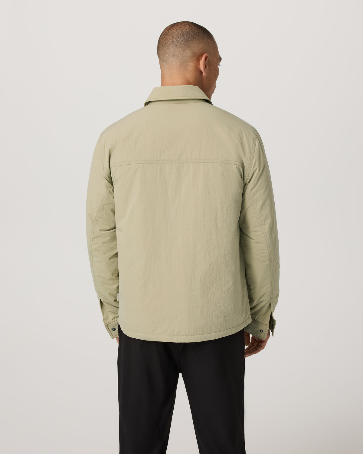 Men Vuori Nomad Insulated Shirt Jacket Men's Celery Seed Jacket
