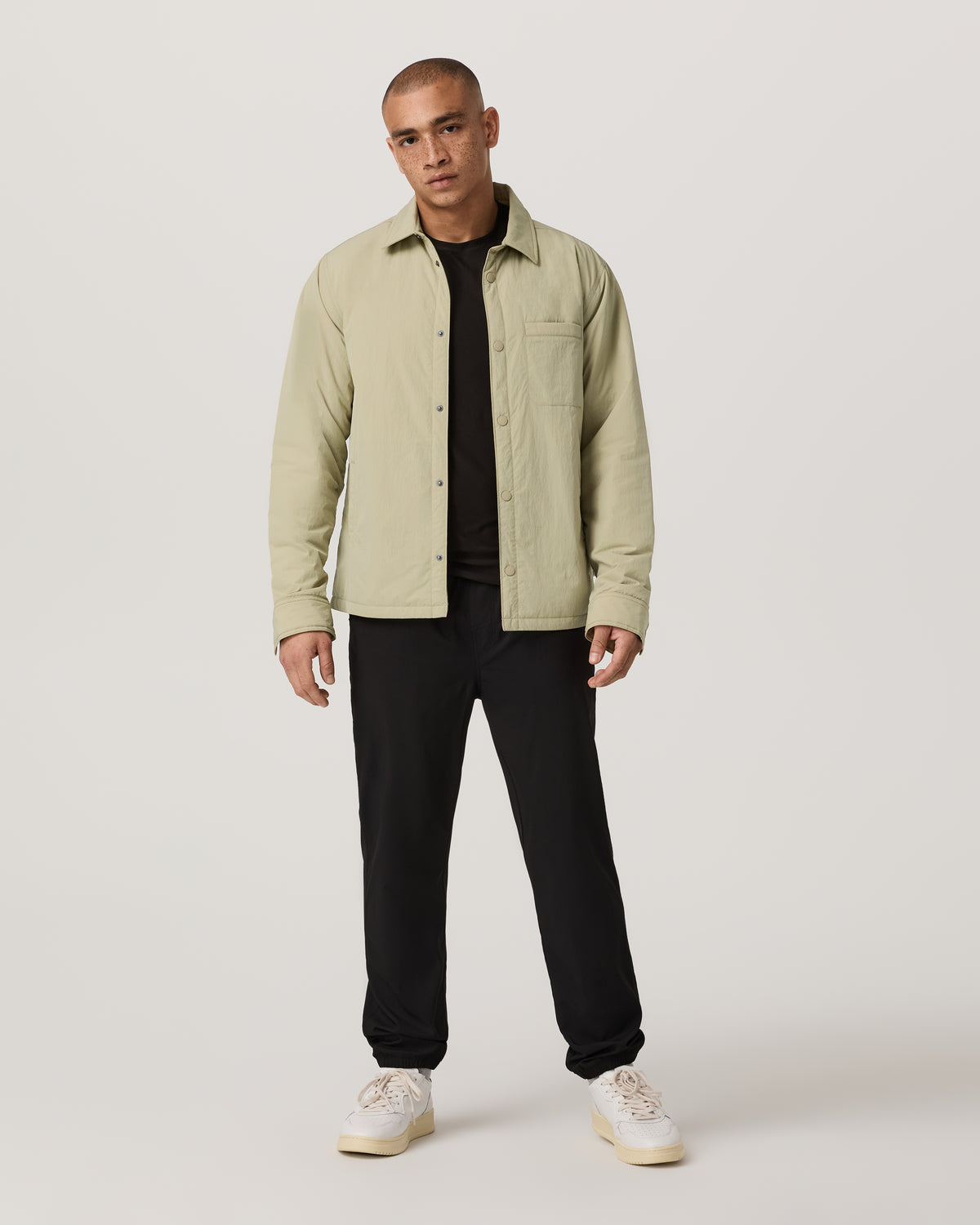 Men Vuori Nomad Insulated Shirt Jacket Men's Celery Seed Jacket