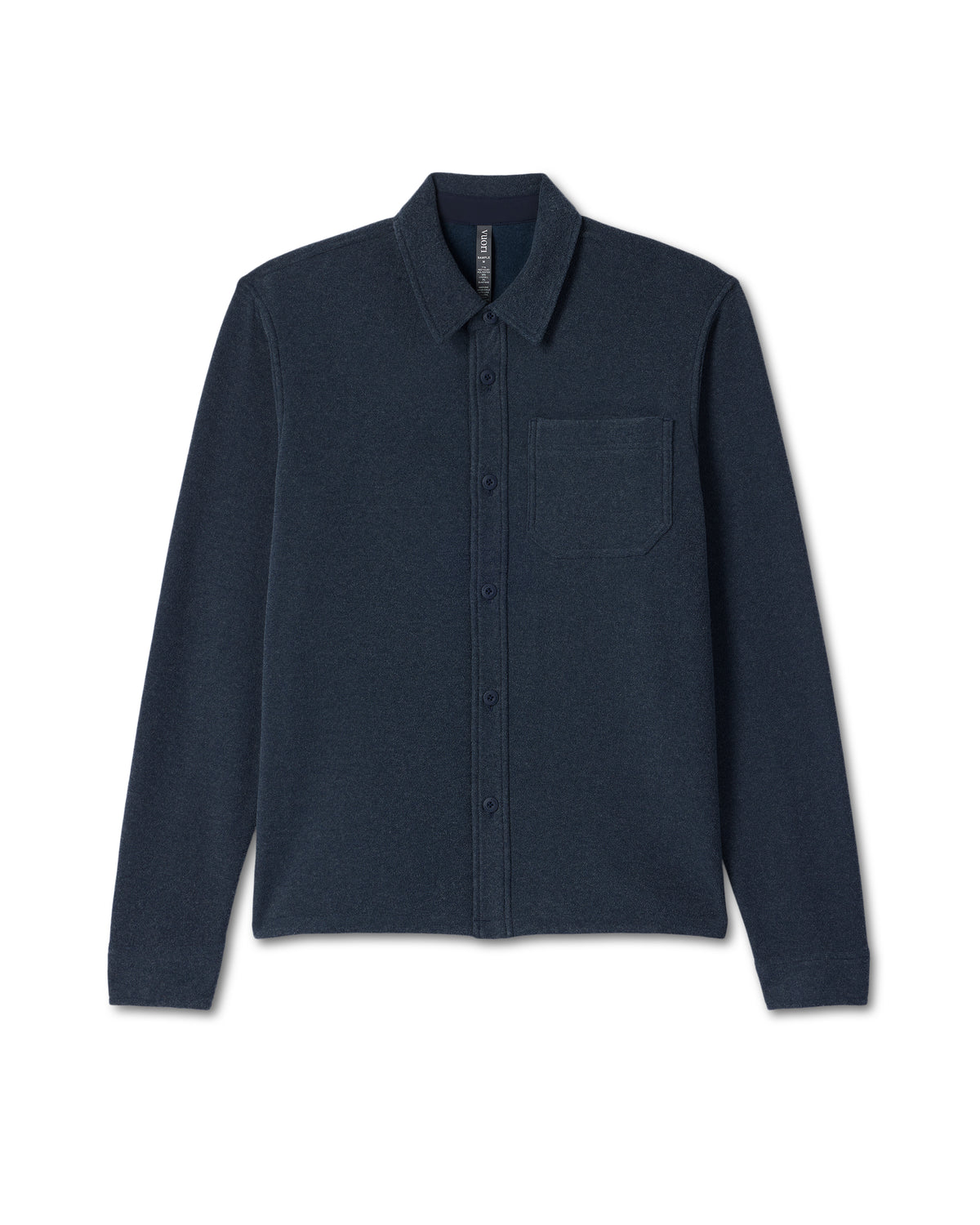 Men Vuori Beach Fleece Shirt Jacket Men's Ink Heather Jacket
