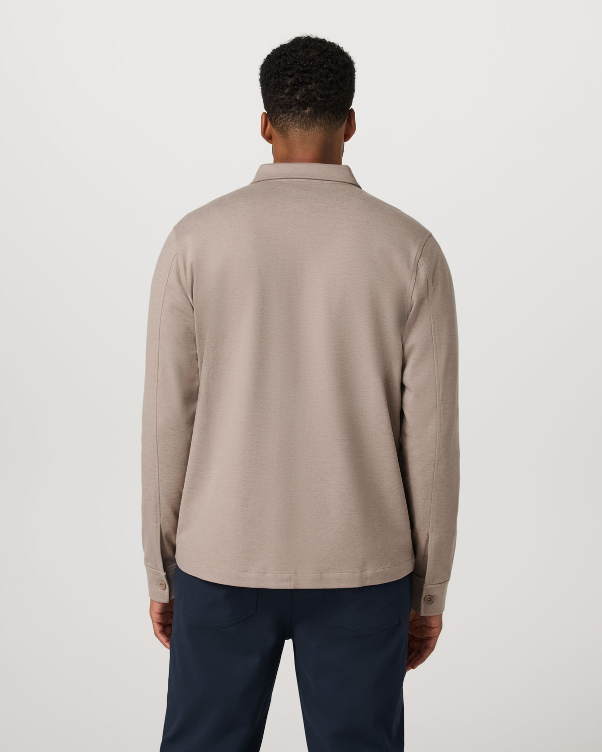 Men Vuori Coronado Shirt Jacket Men's Pumice Heather Shirt Jacket
