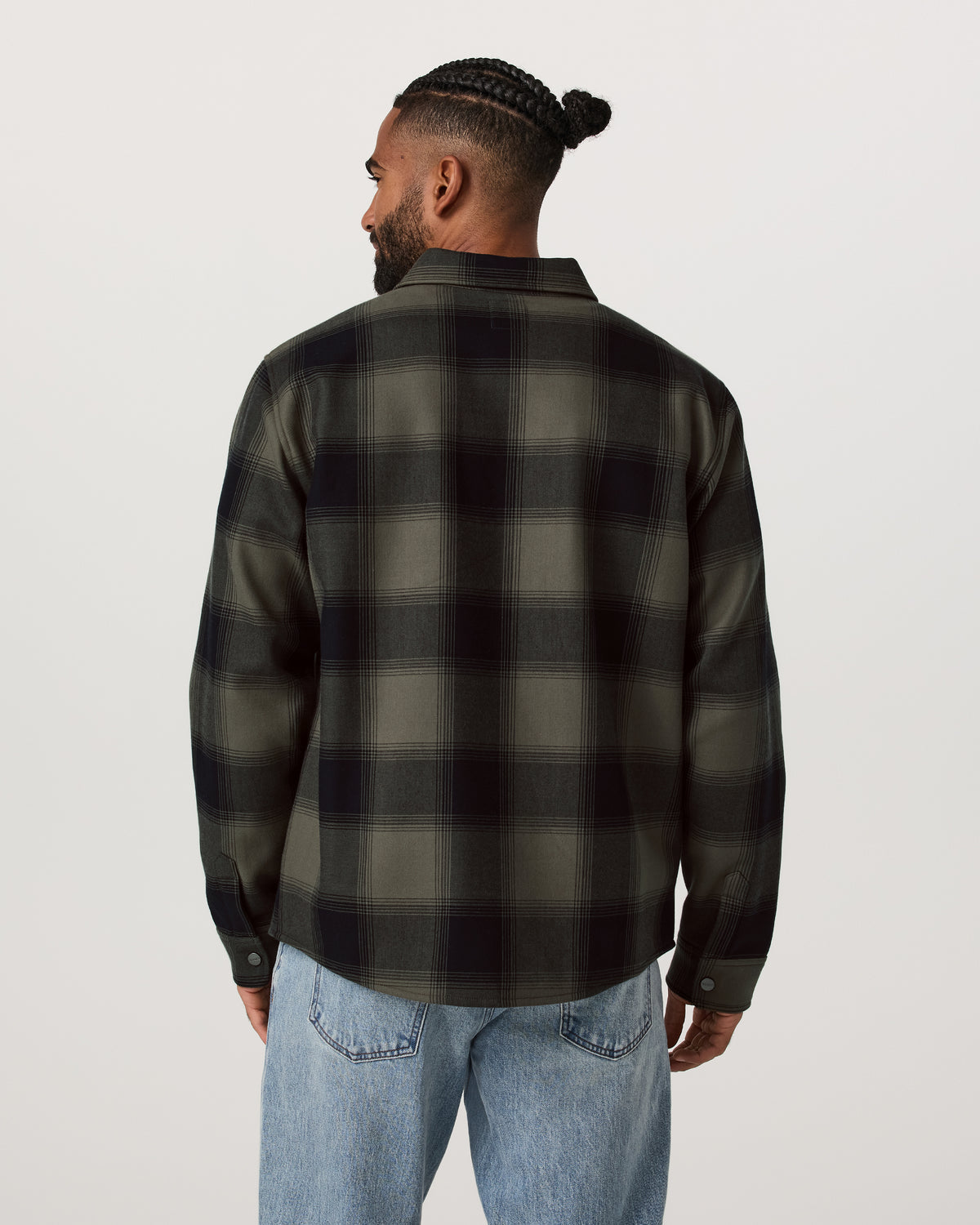 Men Vuori Range Shirt Jacket 2.0 Men's Oregano Plaid Jacket