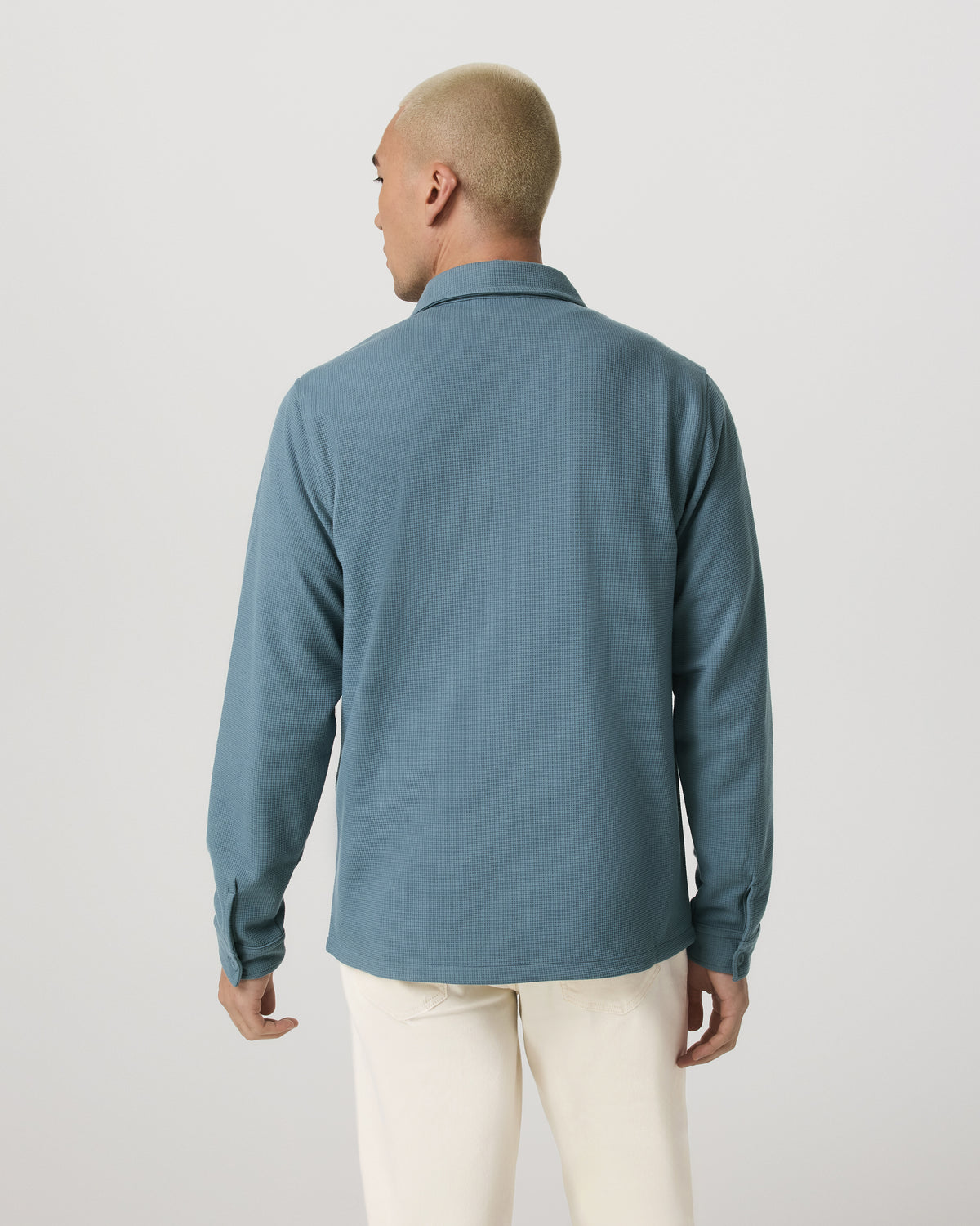 Men Vuori Waffle Shirt Jacket Versatile Men's Abyss Shirt Jacket