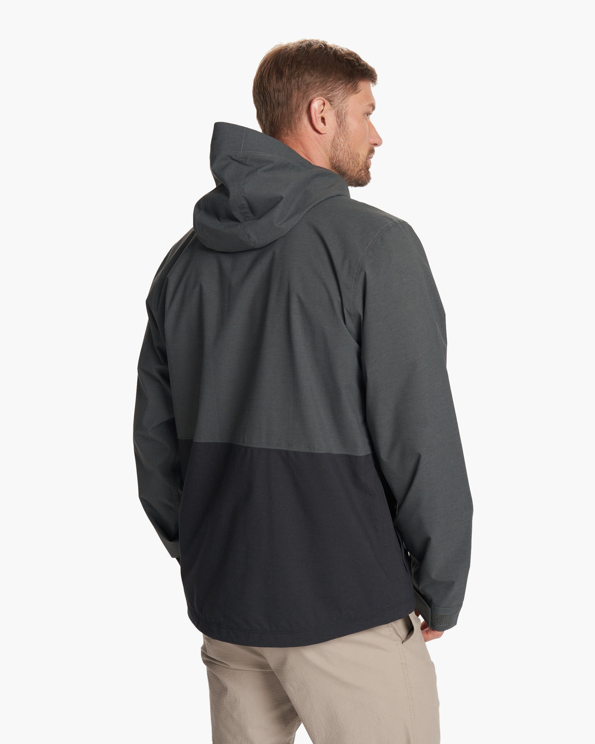 Men Vuori Oahu Rain Jacket Men's Shale Lightweight Jacket