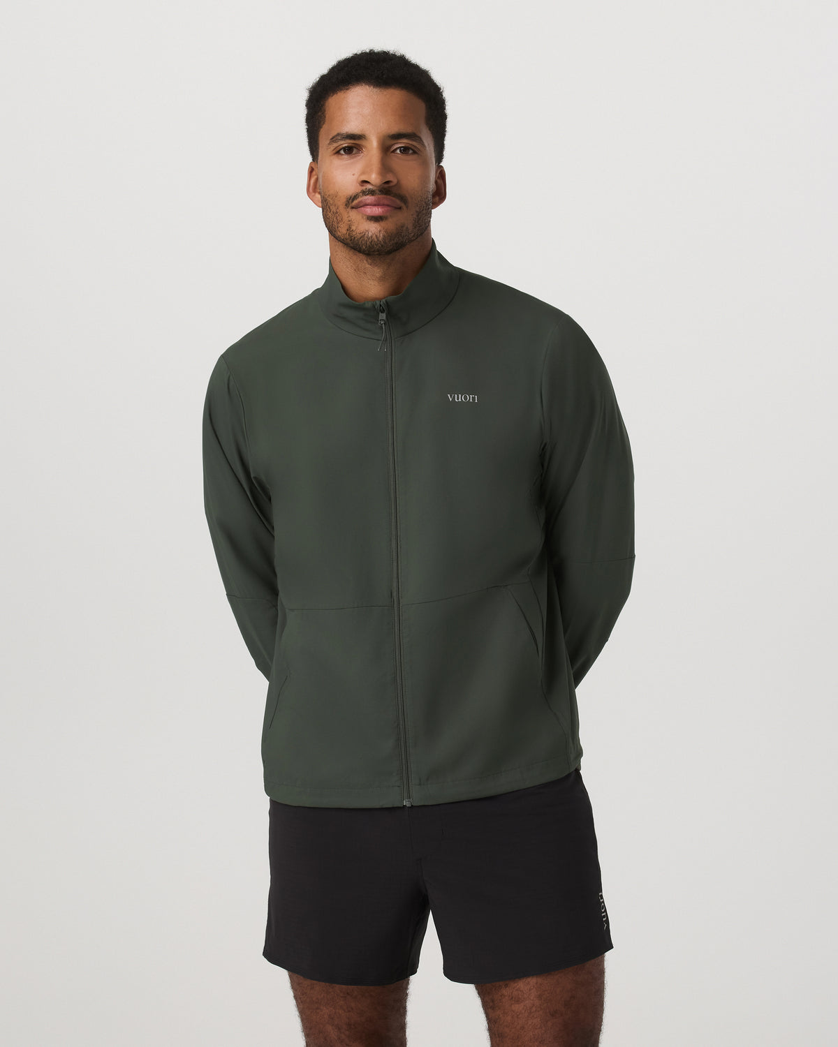 Men Vuori Terrain Jacket Men's River Rock Lightweight Running Shell