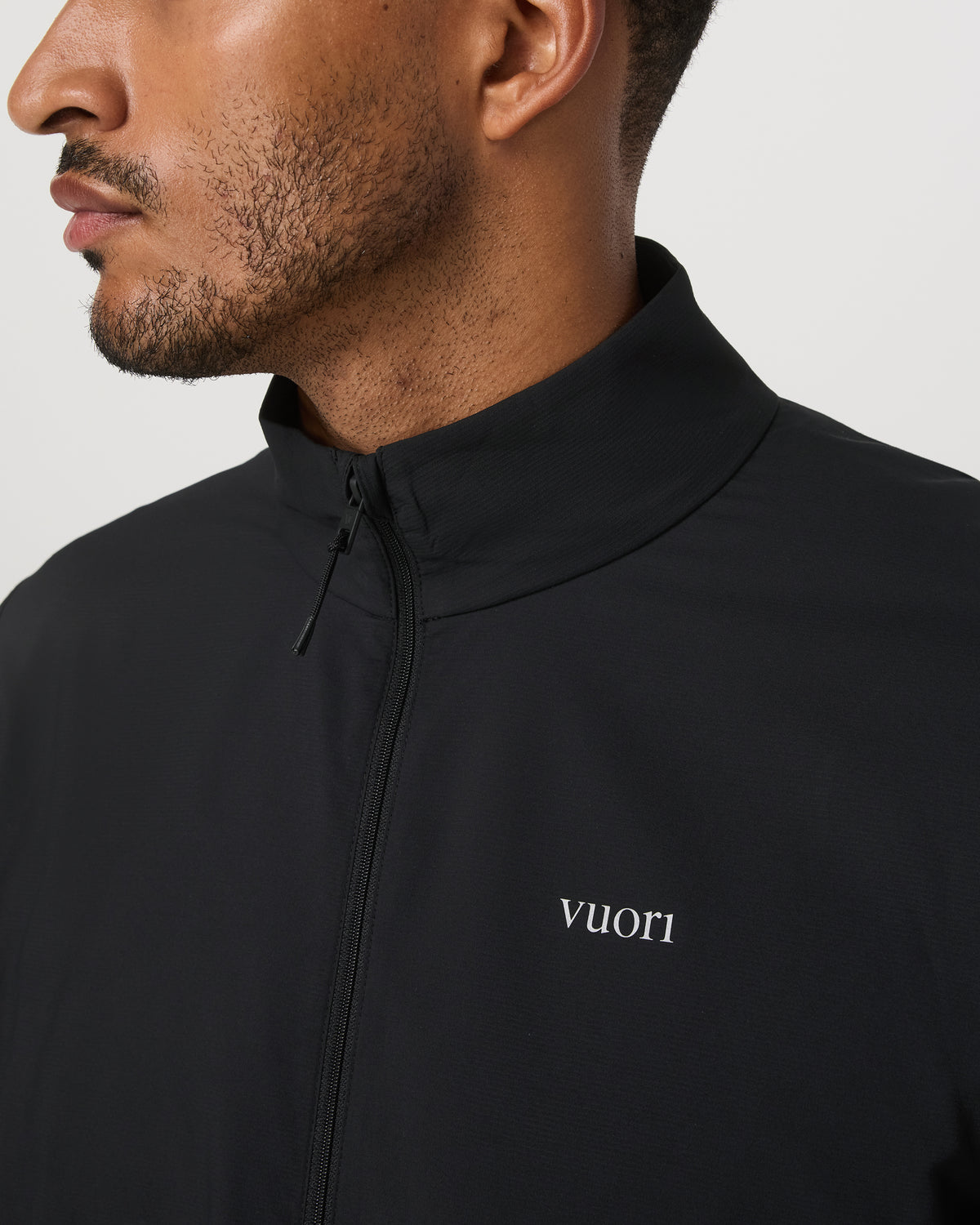 Men Vuori Terrain Jacket Men's Black Lightweight Running Shell