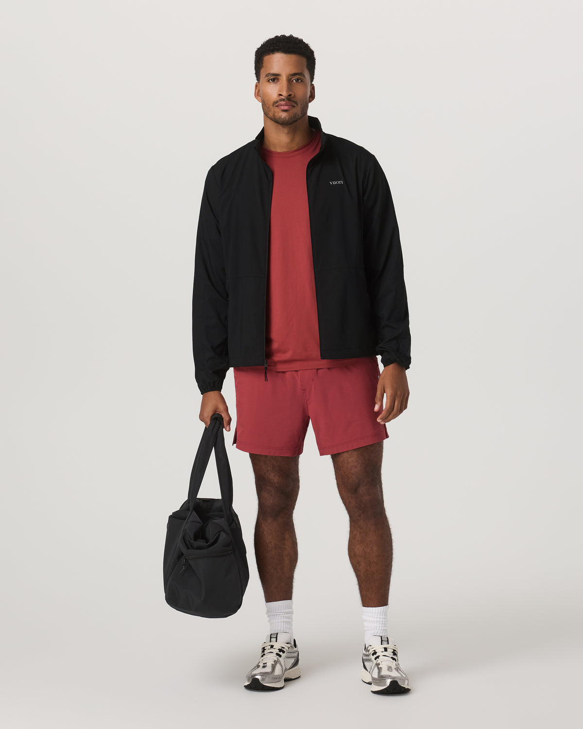 Men Vuori Terrain Jacket Men's Black Lightweight Running Shell
