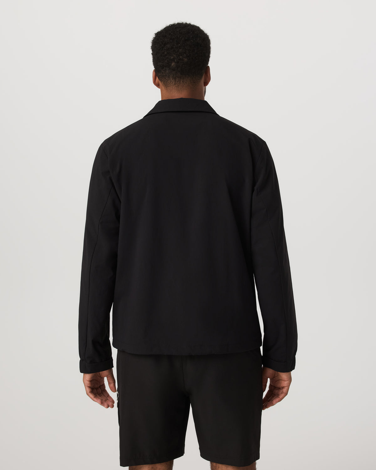 Men Vuori V1 Coach Jacket Men's Black Vintage Style Jacket