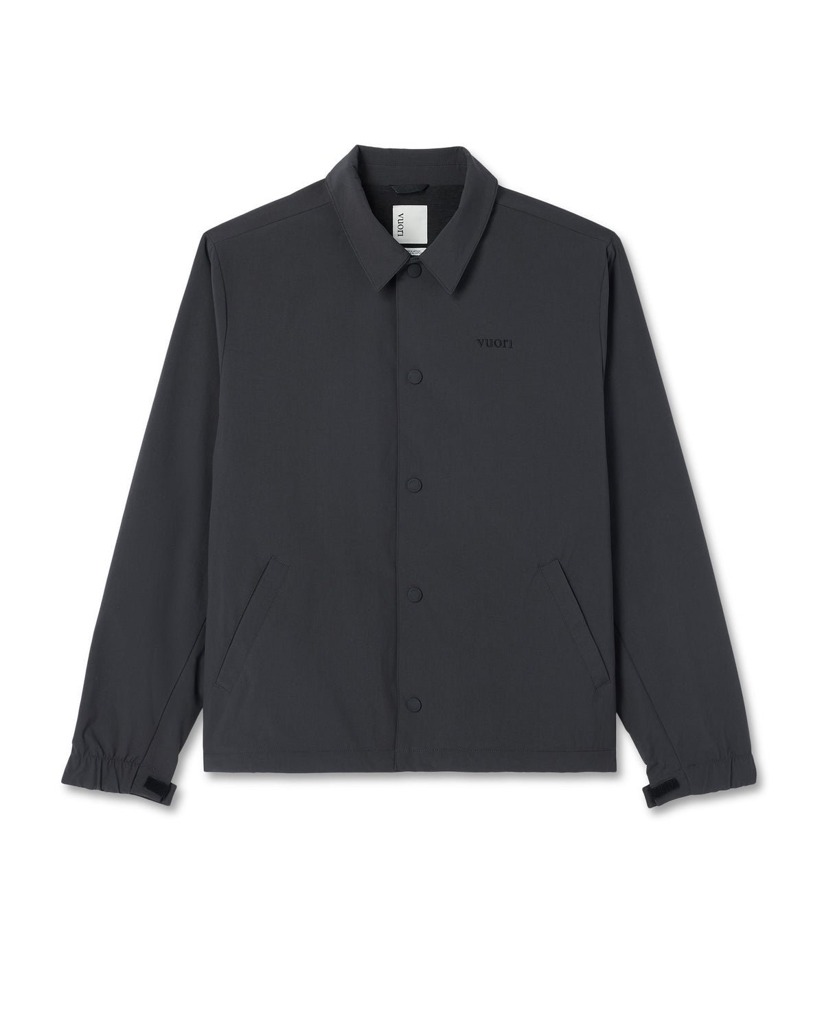 Men Vuori V1 Coach Jacket Men's Black Vintage Style Jacket