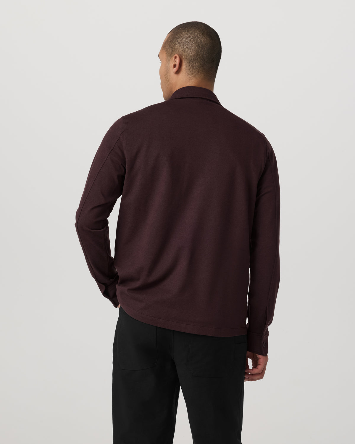 Men Vuori Coronado Shirt Jacket Men's Mahogany Heather Jacket