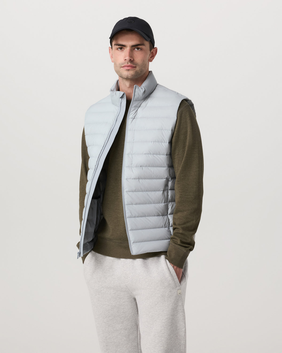 Men Vuori Steadfast Insulated Vest Men's Sea Fog Vest