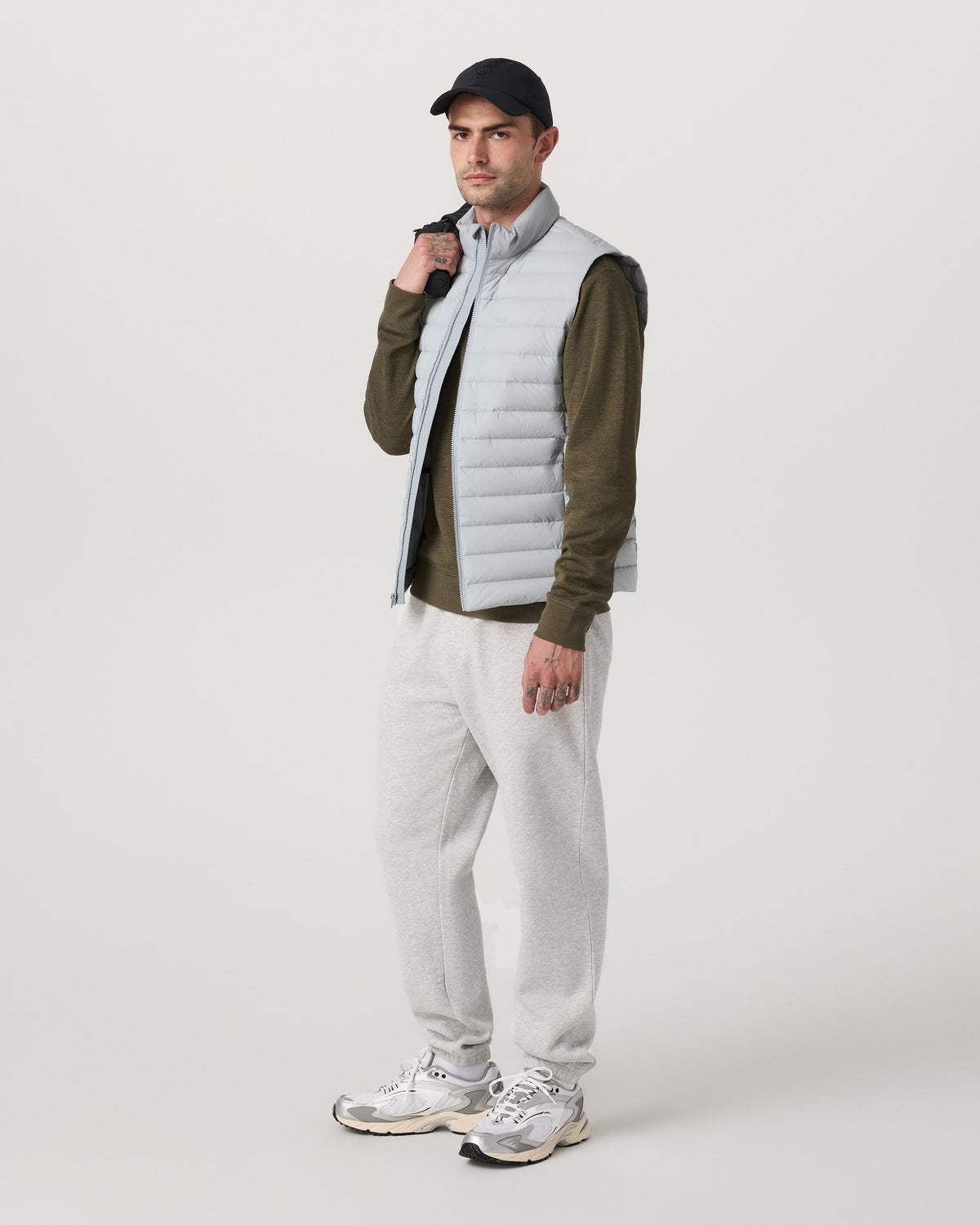 Men Vuori Steadfast Insulated Vest Men's Sea Fog Vest