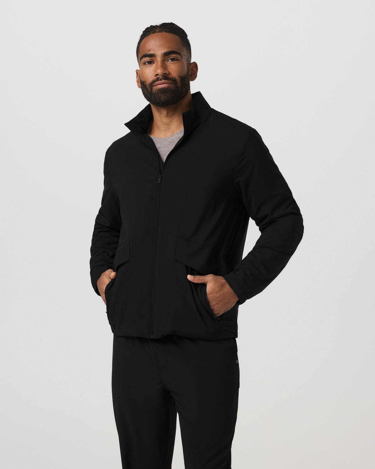 Men Vuori Octa Wind Shell Multi-Purpose Men's Black Jacket