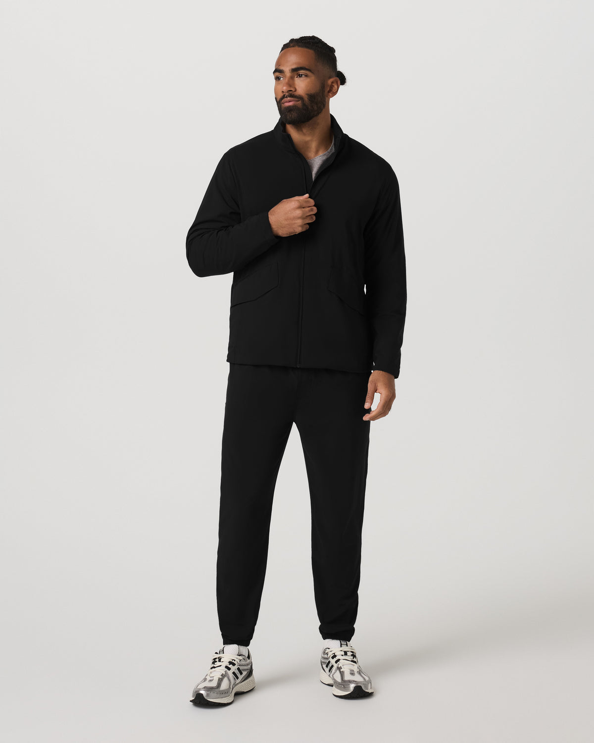 Men Vuori Octa Wind Shell Multi-Purpose Men's Black Jacket