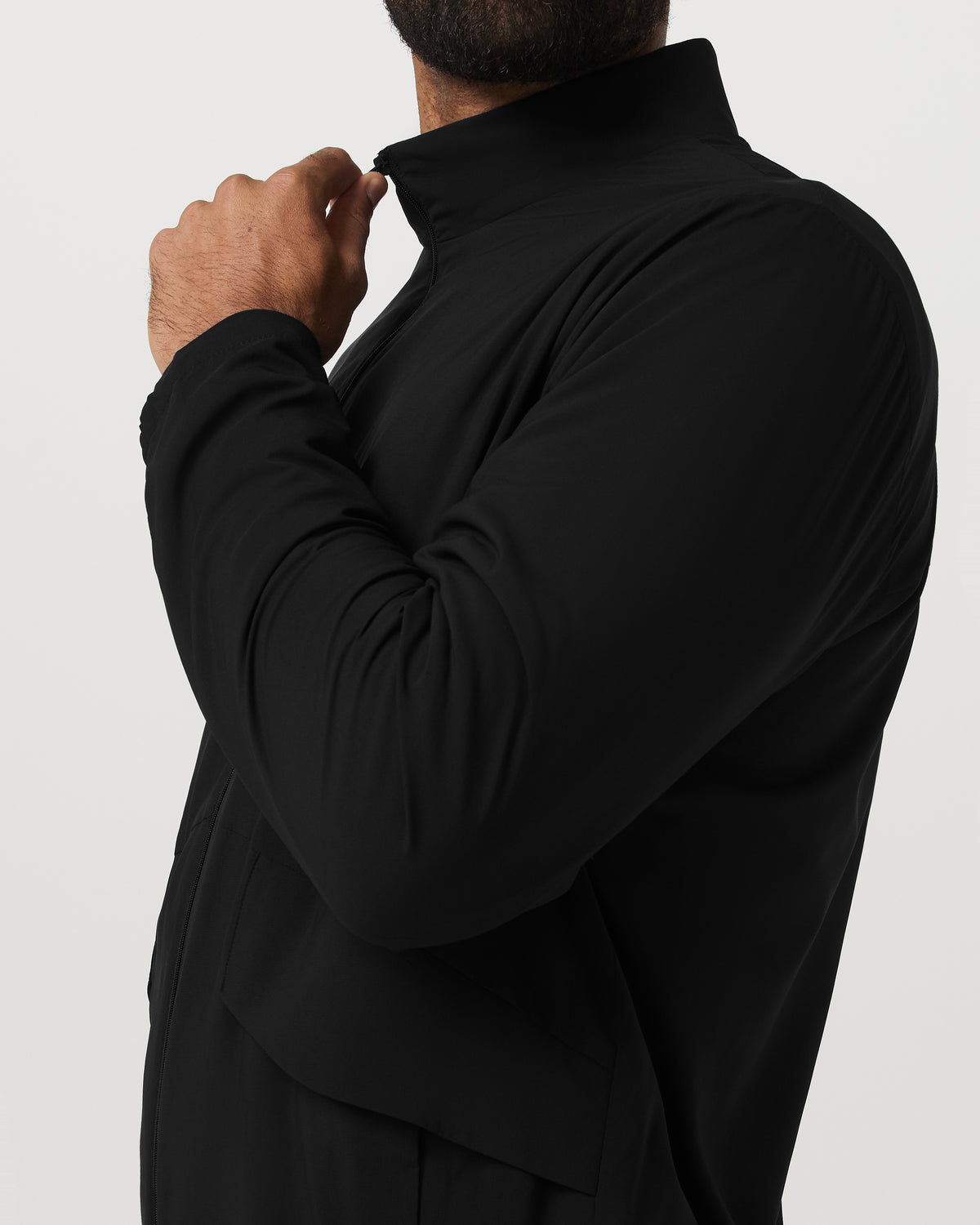 Men Vuori Octa Wind Shell Multi-Purpose Men's Black Jacket