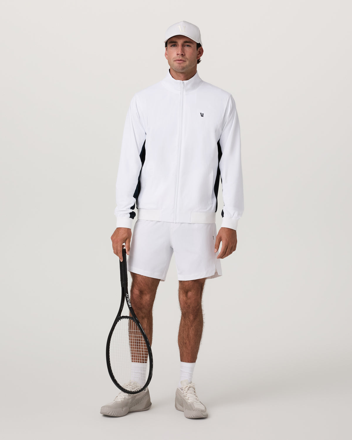 Men Vuori Fleet Jacket Men's White Color Block Jacket