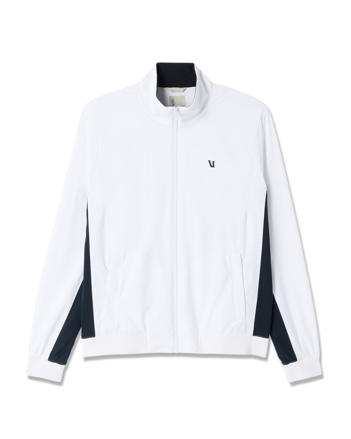 Men Vuori Fleet Jacket Men's White Color Block Jacket