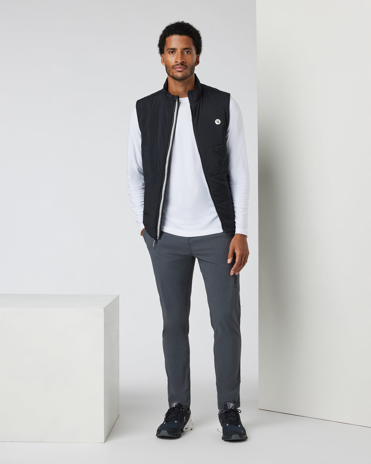 Men Vuori Echo Insulated Vest 2.0 Men's Black Vest