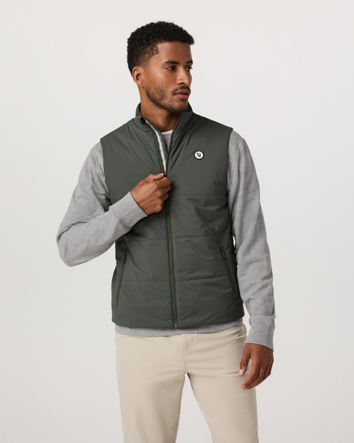 Men Vuori Echo Insulated Vest 2.0 Men's River Rock Vest