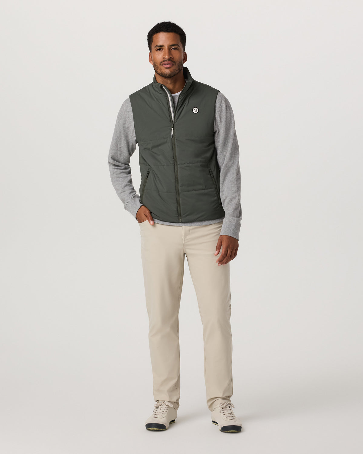 Men Vuori Echo Insulated Vest 2.0 Men's River Rock Vest