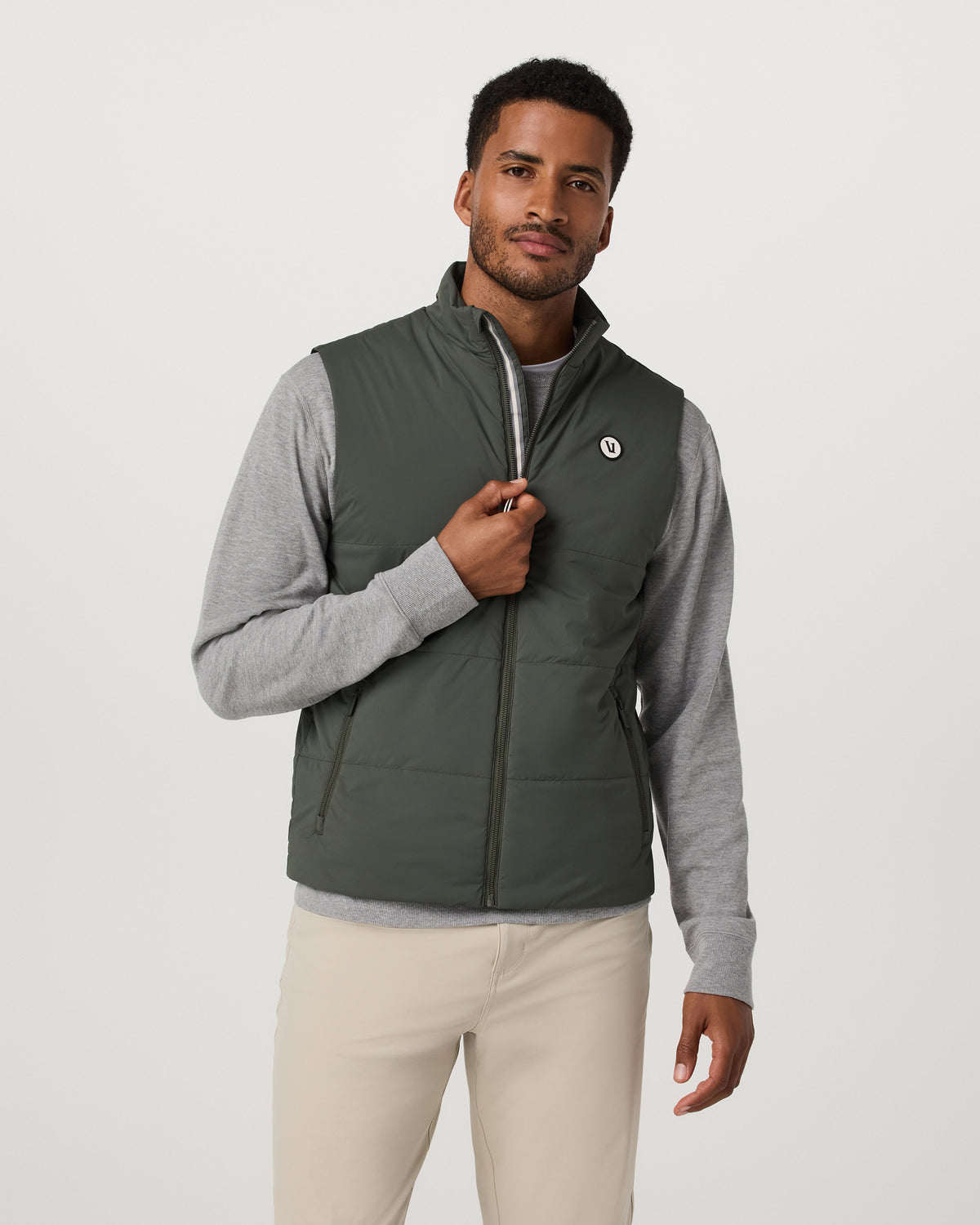 Men Vuori Echo Insulated Vest 2.0 Men's River Rock Vest