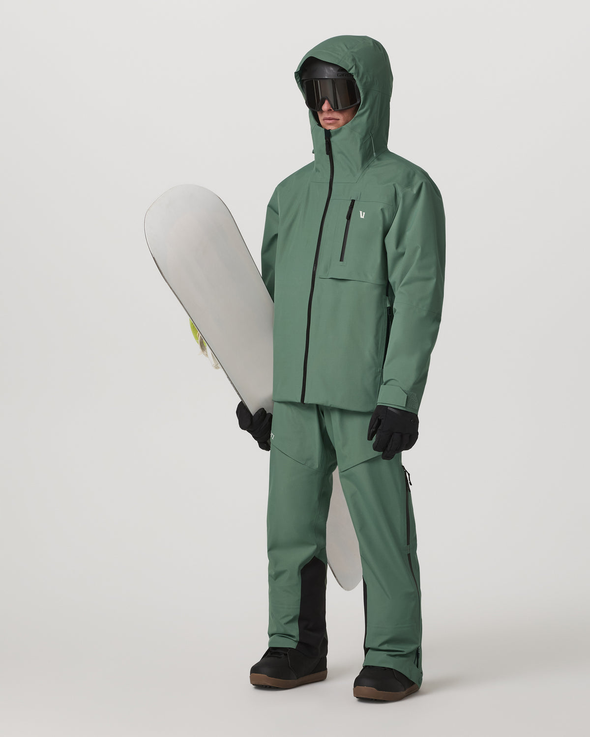 Men Vuori Taika Snow Shell Men's Sea Pine Ski/Board Jacket