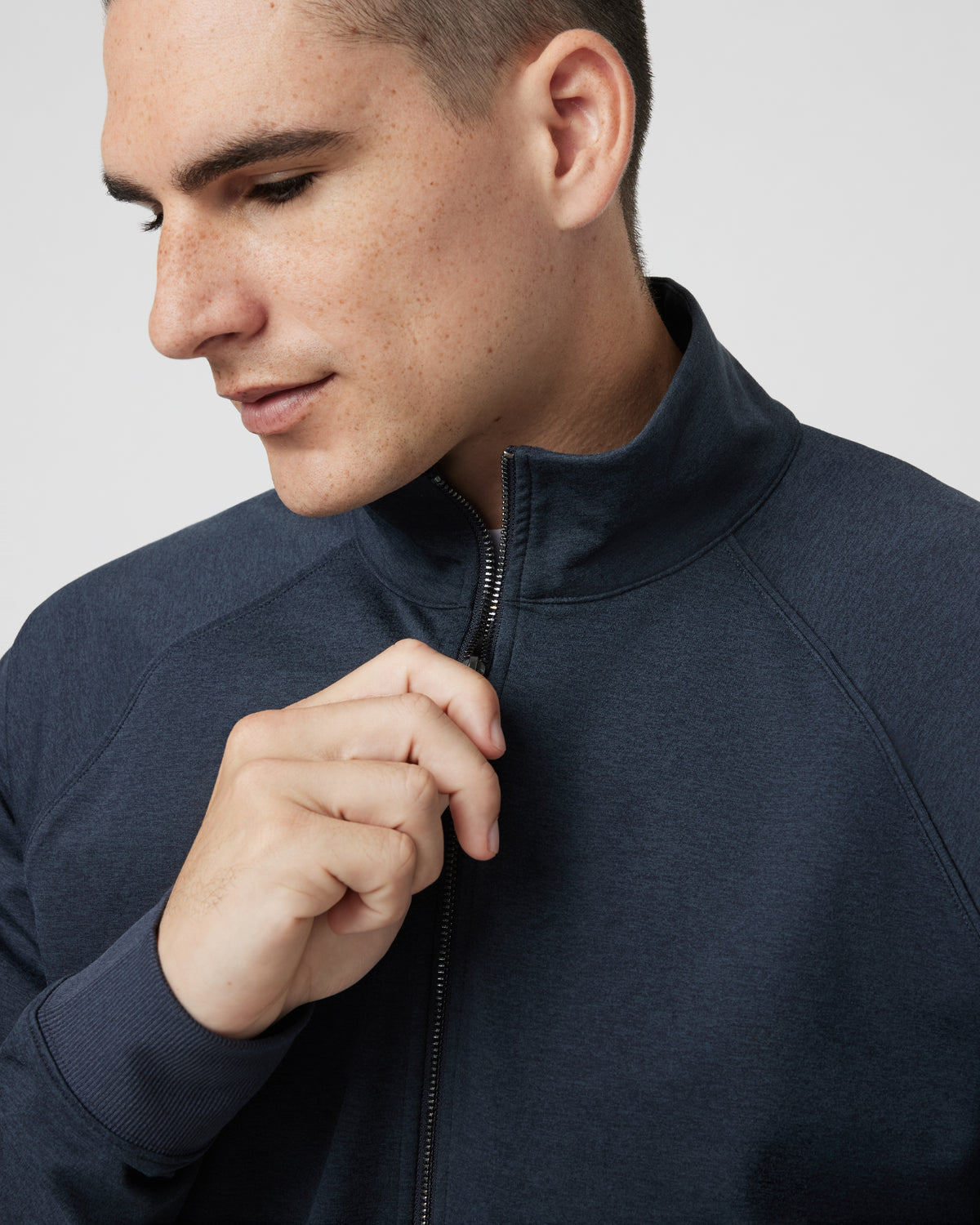Men Vuori Coronado Novelty Full Zip Men's Midnight Jacket