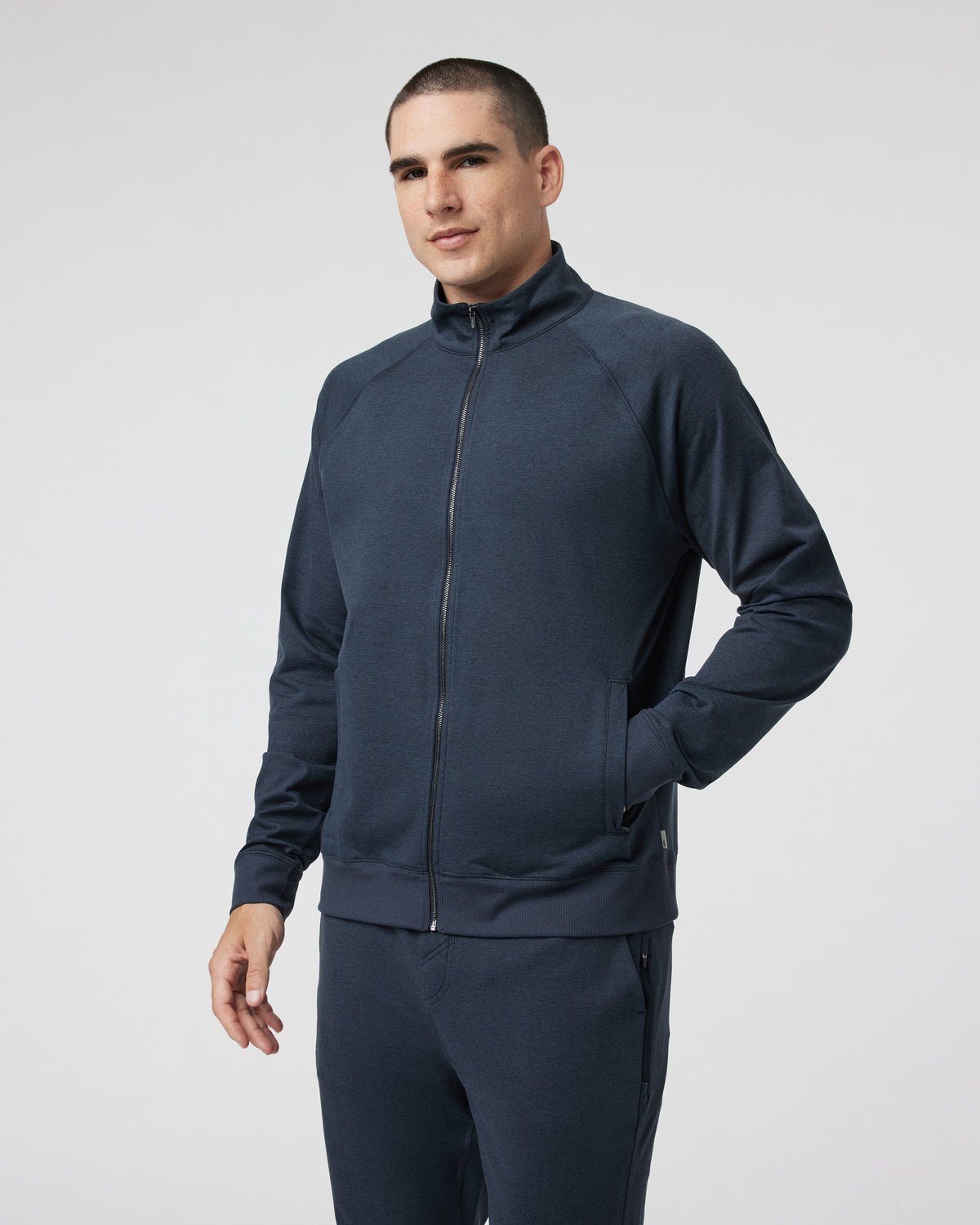 Men Vuori Coronado Novelty Full Zip Men's Midnight Jacket