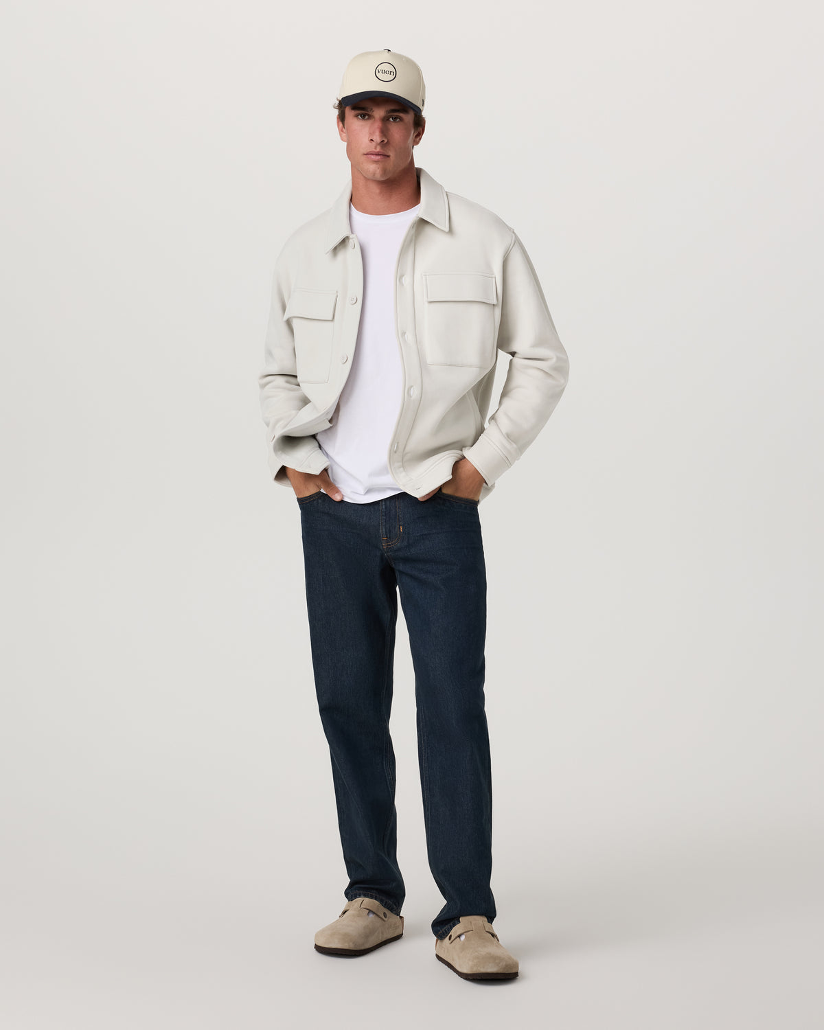 Men Vuori Seaside Shirt Jacket Men's Salt Lifestyle Jacket