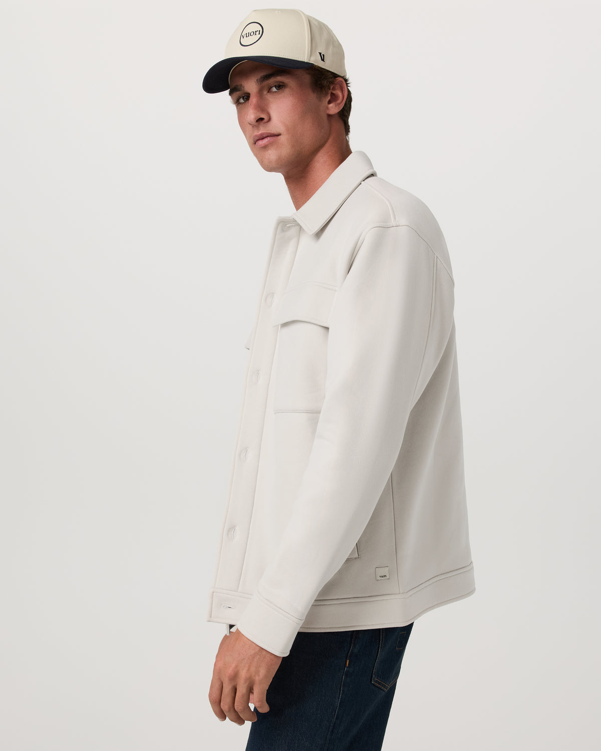 Men Vuori Seaside Shirt Jacket Men's Salt Lifestyle Jacket