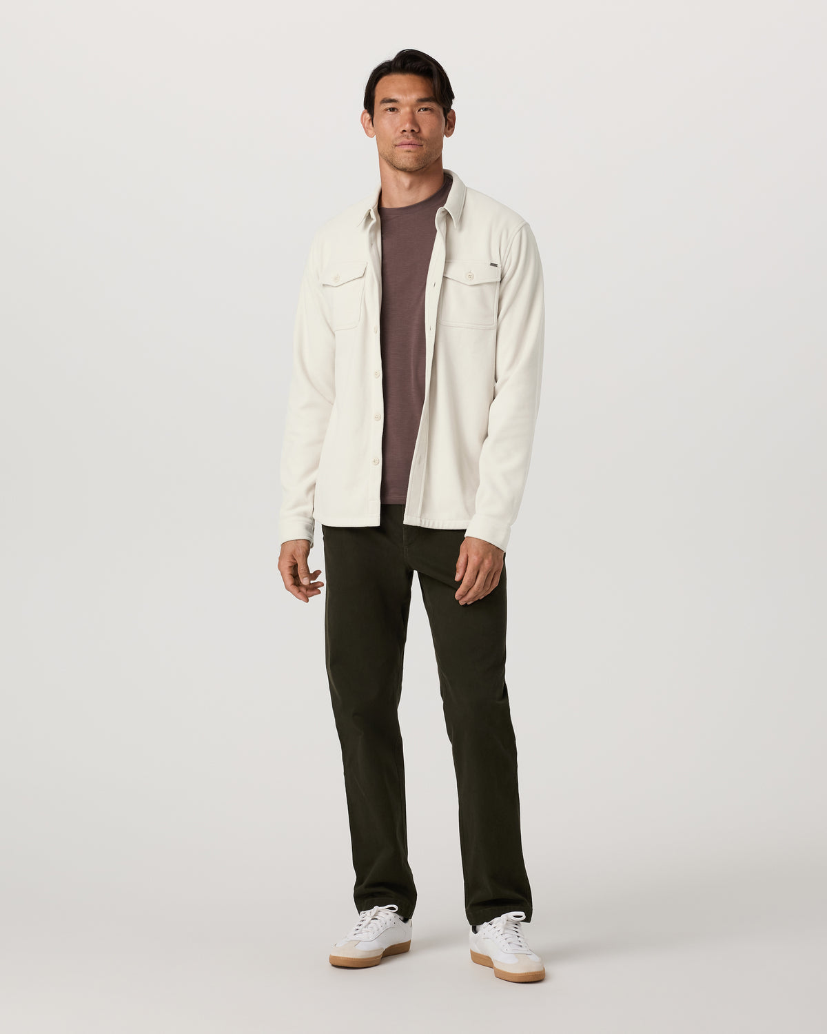 Men Vuori Aspen Shirt Jacket Men's Mushroom Fleece Shirt Jacket