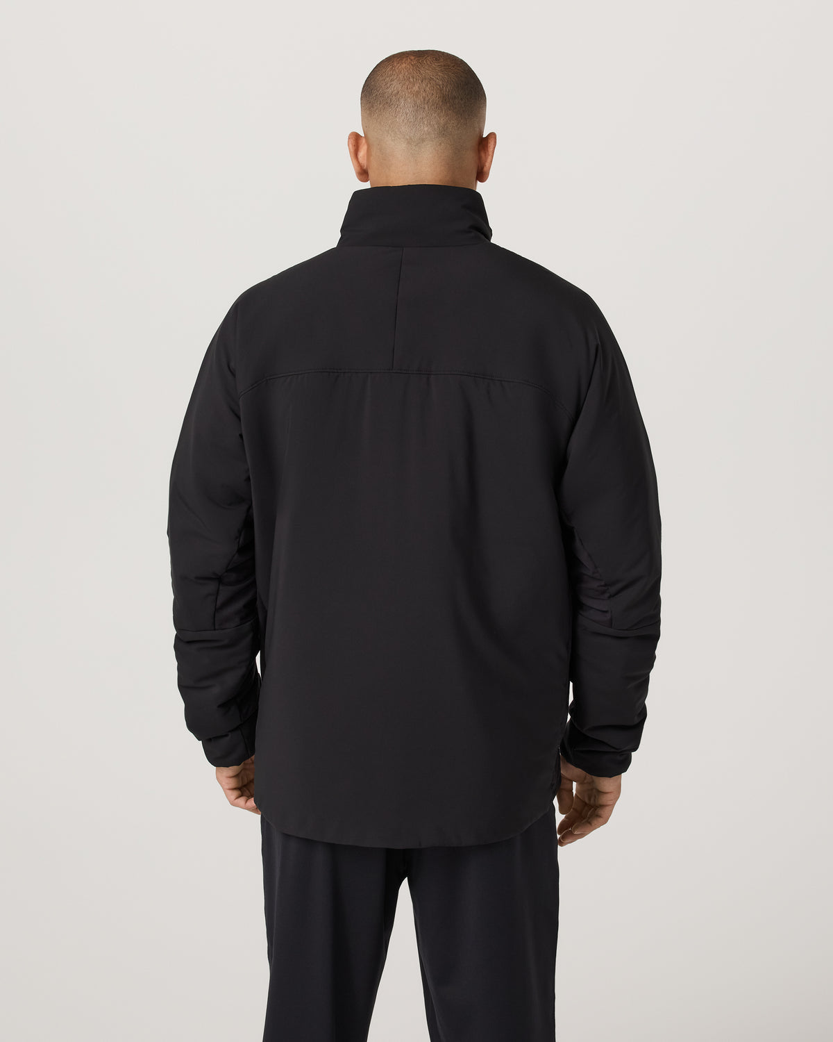 Men Vuori Malin Hybrid Jacket Men's Classic Fit Black Jacket