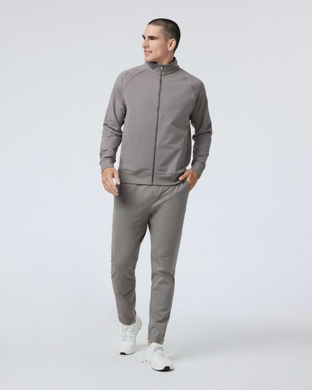Men Vuori Coronado Novelty Full Zip Men's Dolomite Jacket