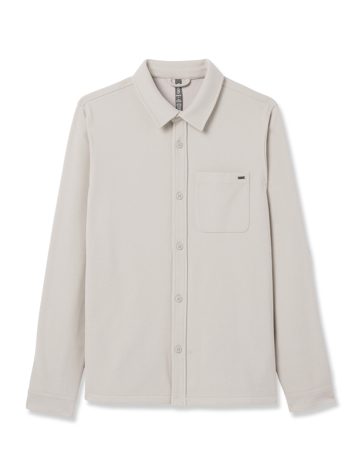 Men Vuori Beldon Shirt Jacket Knit Twill Oatmeal