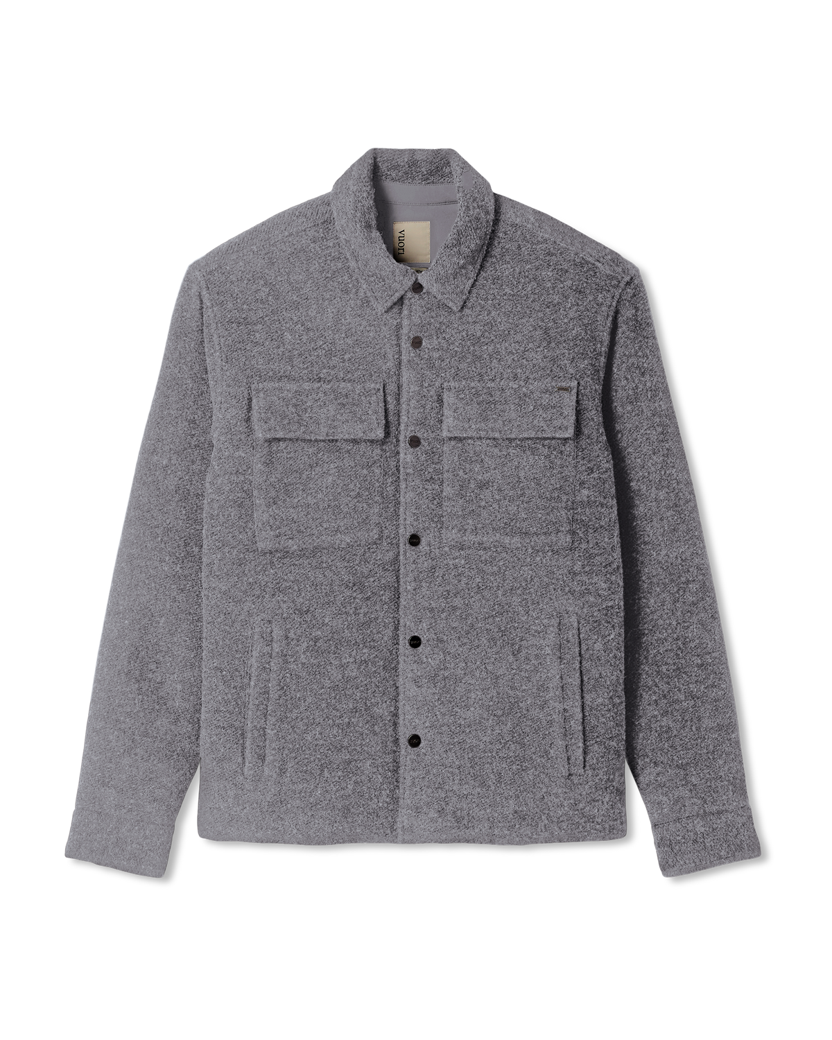 Men Vuori Plymouth Wool Shirt Jacket Men's Heather Grey Jacket