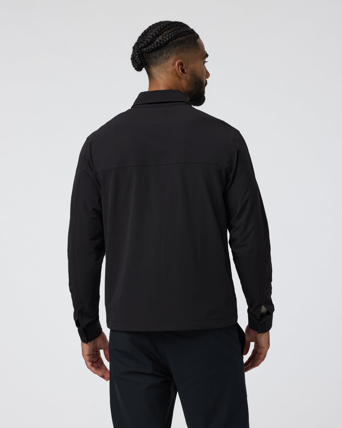Men Vuori Lawson Tech Shirt Jacket Black