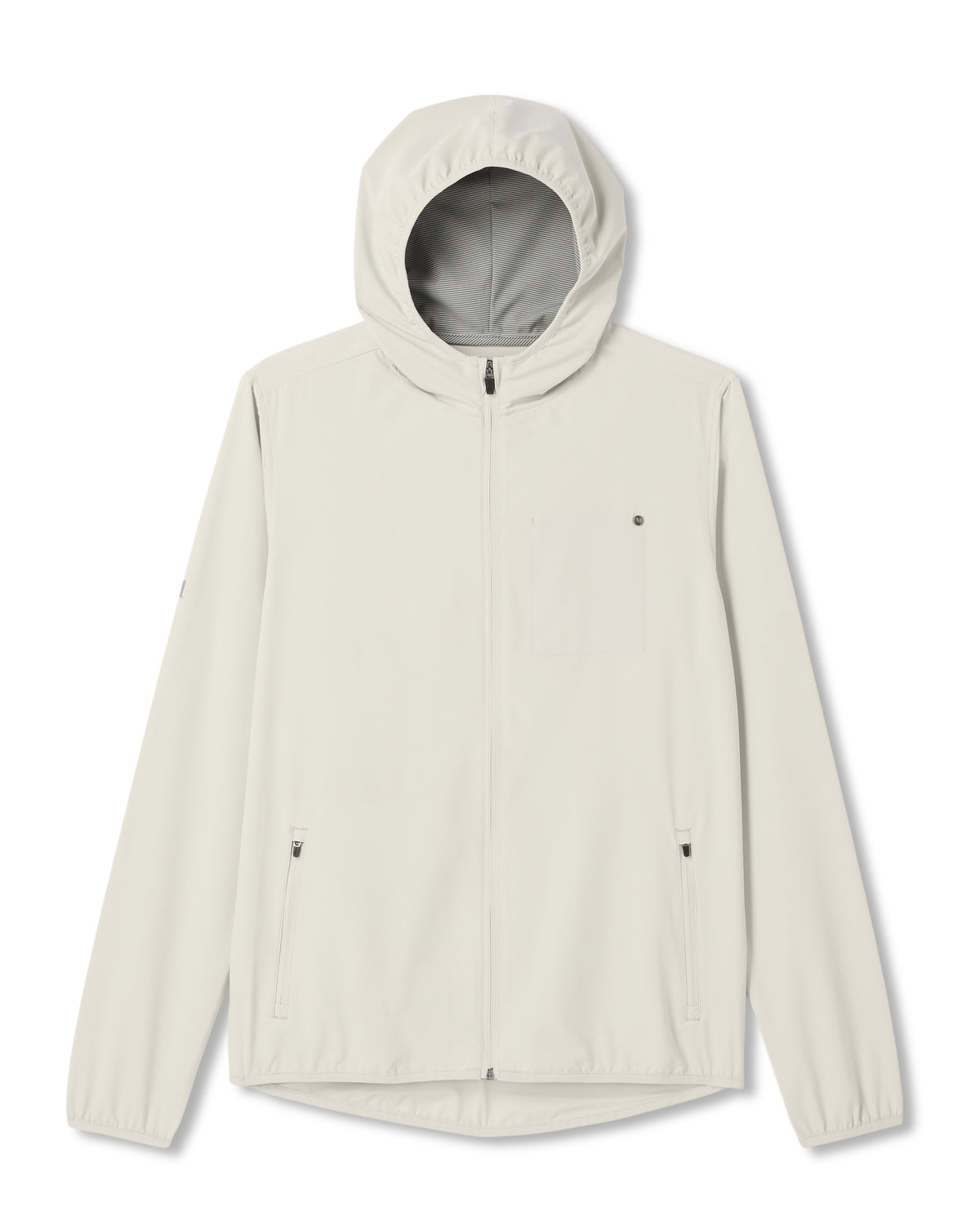 Men Vuori Outdoor Trainer Shell Men's Winter Grey Hooded Jacket