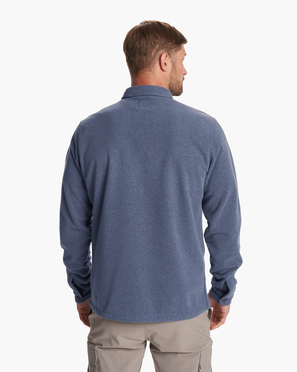 Men Vuori Aspen Shirt Jacket Azure Heather