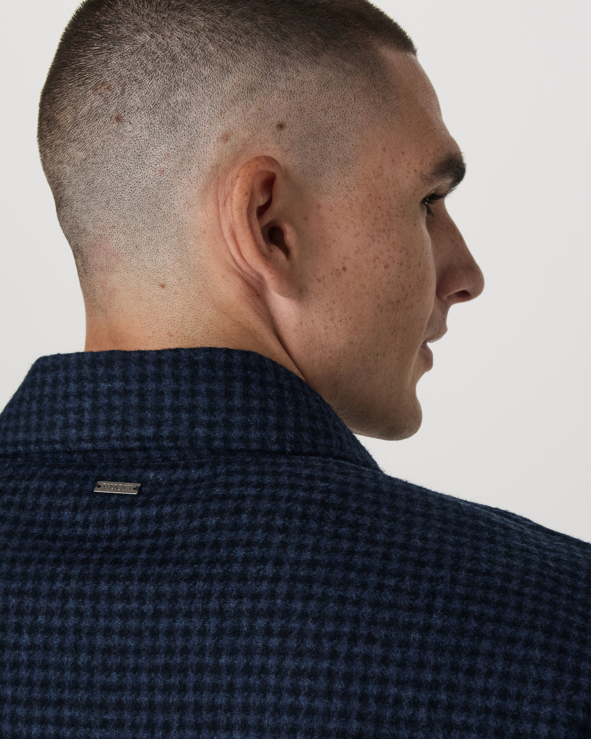 Men Vuori Ridge Natural Shirt Jacket Men's Navy Button-Up Jacket