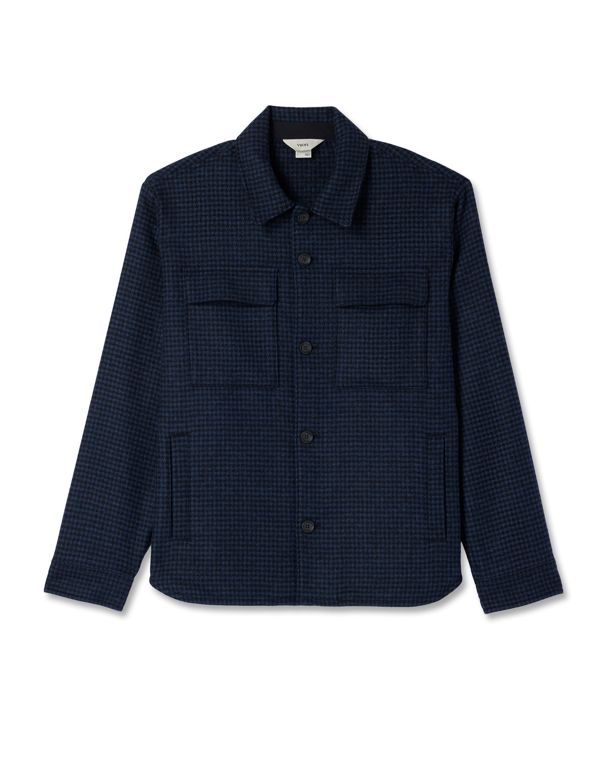 Men Vuori Ridge Natural Shirt Jacket Men's Navy Button-Up Jacket
